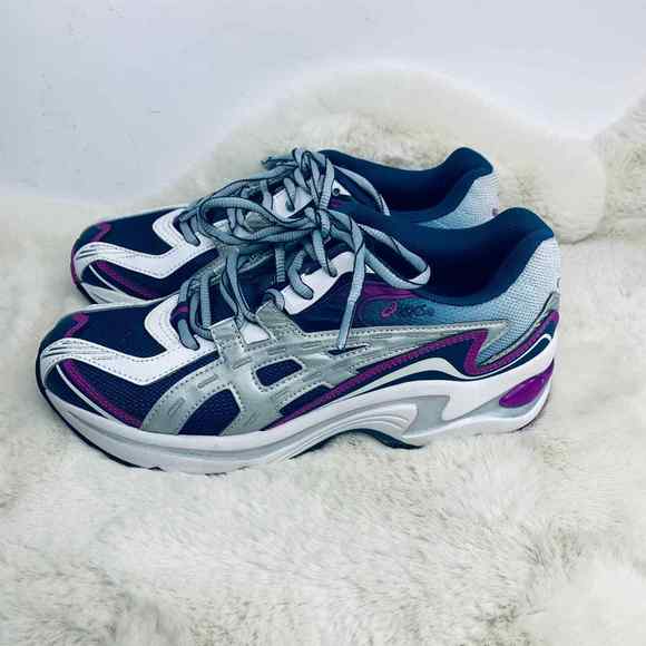 Asics OG Gel Preleus Size 7 Walking Shoe Teal- Silver- Fushia Color Way - Picture 6 of 11